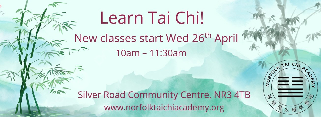 New Wednesday morning beginners’ class (April 2023) - Norfolk Tai Chi ...